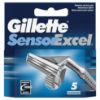 Изображение Сменные кассеты Gillette Sensor Excel, 5 шт.