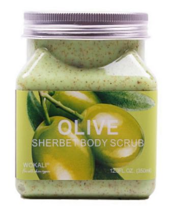 Изображение Скраб для тела Оливковый Wokali Olive Sherbet Body Scrub, 350 мл