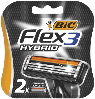 Изображение Сменные кассеты Bic Flex3 Hybrid, 2 шт.