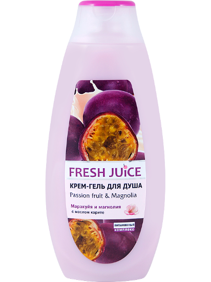 Изображение Крем-гель для душа Fresh Juice «Passion fruit & Magnolia», 400 мл