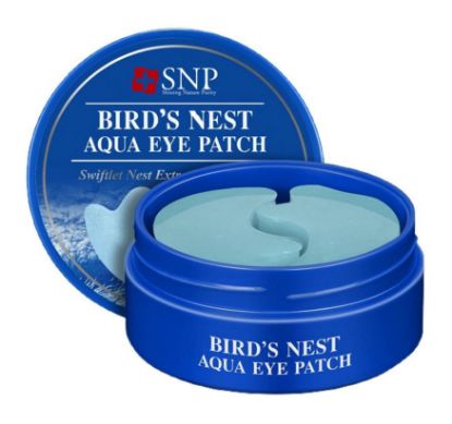 Изображение Гидрогелевые патчи с экстрактом гнезда ласточки SNP Bird's Nest Aqua Eye Patch, 60 шт.