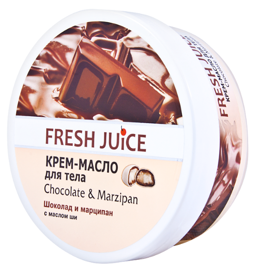 Изображение Крем-масло для тела Fresh Juice «Chocolate & Marzipan», 225 мл