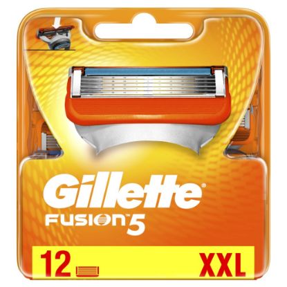 Изображение Сменные кассеты Gillette Fusion5, 12 шт.