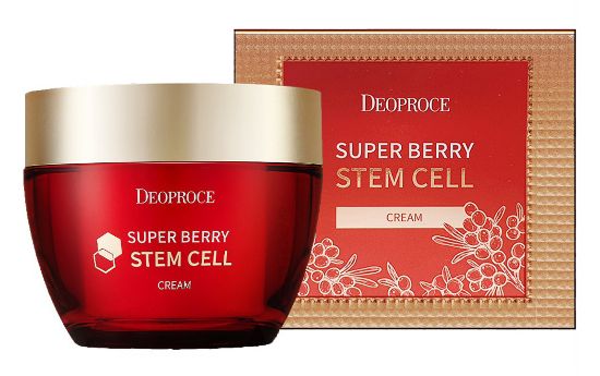 Изображение Крем для лица со стволовыми клетками и ягодным комплексом Deoproce Super Berry Stem Cell Cream, 50 г