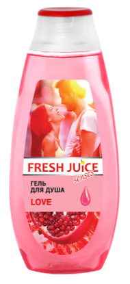 Изображение Крем-гель для душа Fresh Juice Love, 400 мл