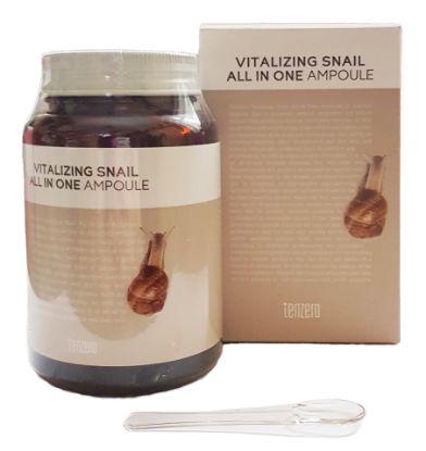 Изображение Ампульная сыворотка для лица с муцином улитки Tenzero Vitalizing Snail All in One Ampoule, 250 мл