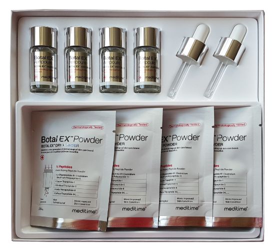 Изображение Набор ампульных сывороток Meditime Botal EX Ampoule Kit, 4 ампулы по • 8 мл, порошок 250 г