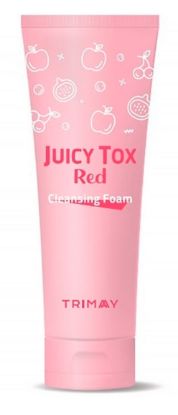 Изображение Пенка для умывания на основе красного комплекса Trimay Juicy Tox Red Cleansing Foam, 120 мл