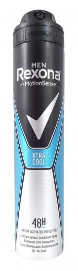 Изображение Мужской дезодорант–спрей «невидимый» Rexona Men Xtra Cool, 200 мл