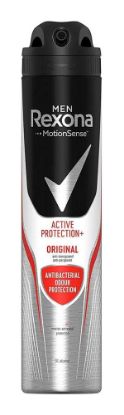 Изображение Мужской антибактериальный дезодорант–спрей Rexona Men Active Protection+ Original, 200 мл