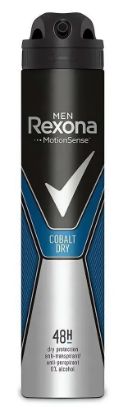 Изображение Мужской антибактериальный дезодорант–спрей Rexona Men Cobalt Dry, 200 мл