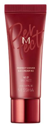 Изображение Тональный солнцезащитный BB-крем для лица Missha M Perfect Cover BB Cream RX SPF42/PA+++, #27,  20 мл