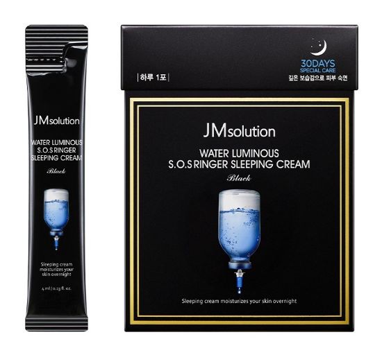 Изображение Ультраувлажняющий ночной крем-гель JMsolution Water Luminous SOS Ringer Sleeping Cream, 4 мл • 30 шт.