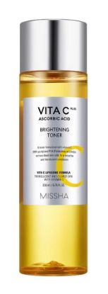 Изображение Антивозрастной тонер с витамином С для лица Missha Vita C Plus Brightening Toner, 200 мл