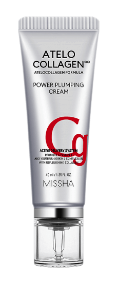 Изображение Капсульный лифтинг-крем с атело-коллагеном Missha Atelo Collagen500 Power Plumping Cream, 40 мл