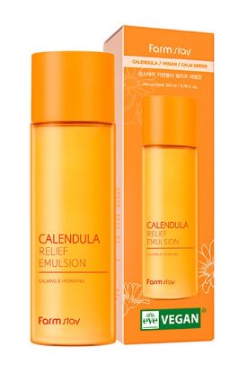 Изображение Облегчающая эмульсия с календулой Farmstay Vegan Calendula Relief Emulsion, 200 мл