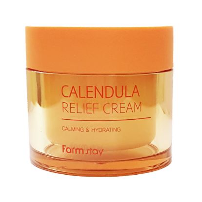 Изображение Облегчающий крем для лица с календулой Farmstay Calendula Relief Cream, 80 мл