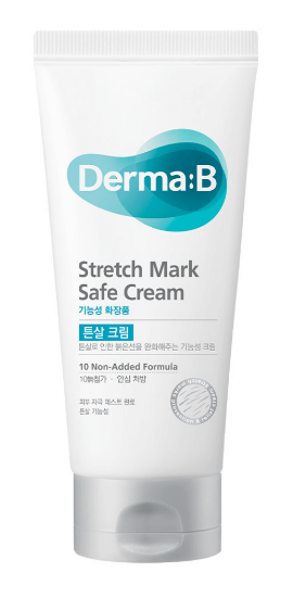 Изображение Ламеллярный массажный крем против растяжек Derma:B Stretch Mark Safe Cream, 180 мл