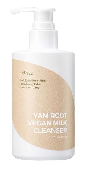 Изображение Очищающее молочко с корнем ямса IsNtree Yam Root Vegan Milk Cleanser, 220 мл