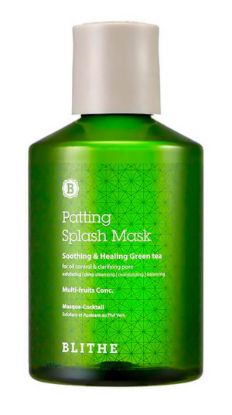 Изображение Успокаивающая сплэш-маска для проблемной кожи Blithe Soothing&Healing Green Tea Patting Splash Mask, 150 мл