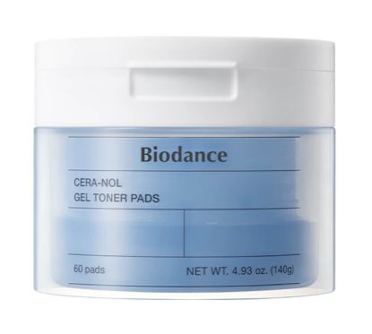 Изображение Гелевые тонер-пэды с ледниковой водой Biodance Cera-nol Gel Toner Pads, 60 шт., 140 г